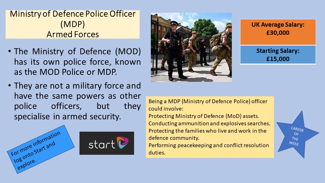 Ministry of Defence Police officer
